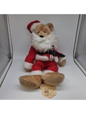 Bearly There Inc Hacked Out Santa Teddy Bear #275/2000 Limited Edition Vintage